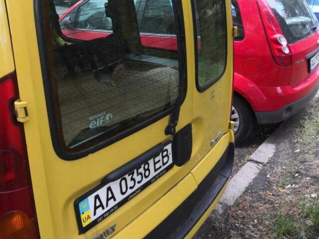 Желтый Рено Кенгу, объемом двигателя 1.4 л и пробегом 165 тыс. км за 3500 $, фото 3 на Automoto.ua