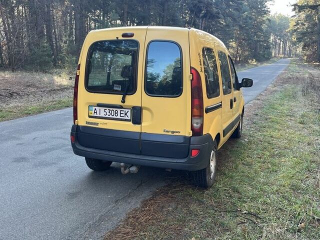 Желтый Рено Кенгу, объемом двигателя 1.5 л и пробегом 500 тыс. км за 3700 $, фото 3 на Automoto.ua