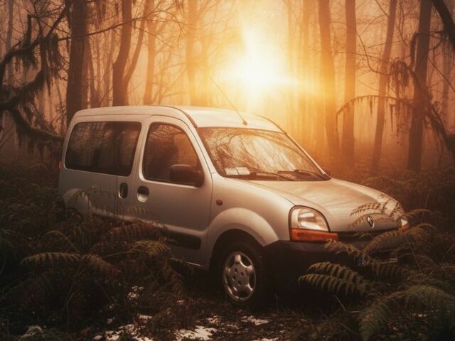 Серый Рено Кенгу, объемом двигателя 0 л и пробегом 220 тыс. км за 4000 $, фото 1 на Automoto.ua