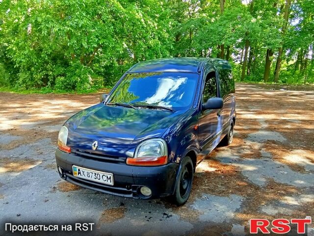 Синий Рено Кенгу, объемом двигателя 1.4 л и пробегом 228 тыс. км за 2400 $, фото 1 на Automoto.ua