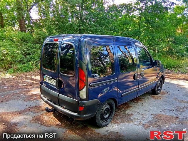 Синий Рено Кенгу, объемом двигателя 1.4 л и пробегом 228 тыс. км за 2400 $, фото 4 на Automoto.ua