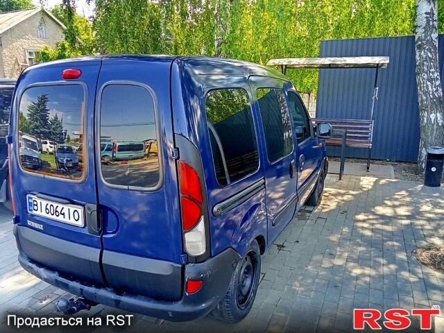 Синий Рено Кенгу, объемом двигателя 1.4 л и пробегом 229 тыс. км за 2100 $, фото 3 на Automoto.ua