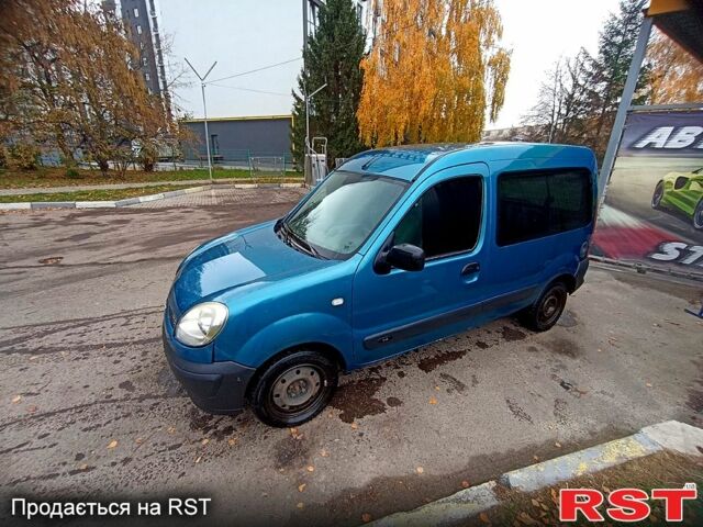 Синий Рено Кенгу, объемом двигателя 1.4 л и пробегом 374 тыс. км за 3800 $, фото 8 на Automoto.ua