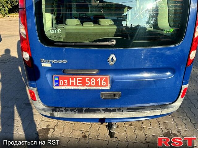 Рено Кенгу 2010 в Одессе на Automoto.ua Синий Рено Кенгу, объемом двигателя 1.5 л и пробегом 202 тыс. км за 7200 $, фото 8 на Automoto.ua