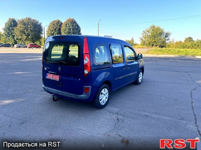 Рено Кенгу 2010 в Одессе на Automoto.ua Синий Рено Кенгу, объемом двигателя 1.5 л и пробегом 202 тыс. км за 7200 $, фото 5 на Automoto.ua