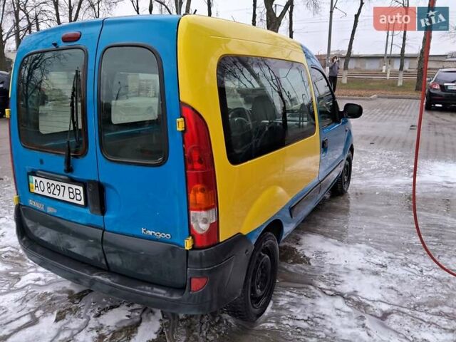 Синий Рено Кенгу, объемом двигателя 1.15 л и пробегом 300 тыс. км за 2500 $, фото 2 на Automoto.ua