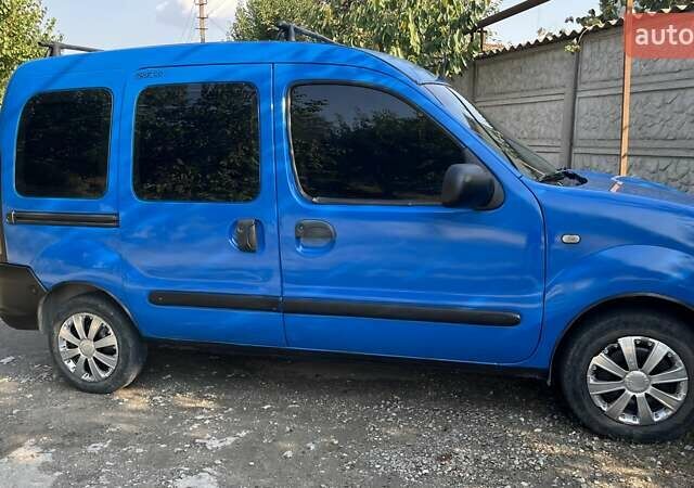 Синий Рено Кенгу, объемом двигателя 1.15 л и пробегом 380 тыс. км за 2500 $, фото 2 на Automoto.ua