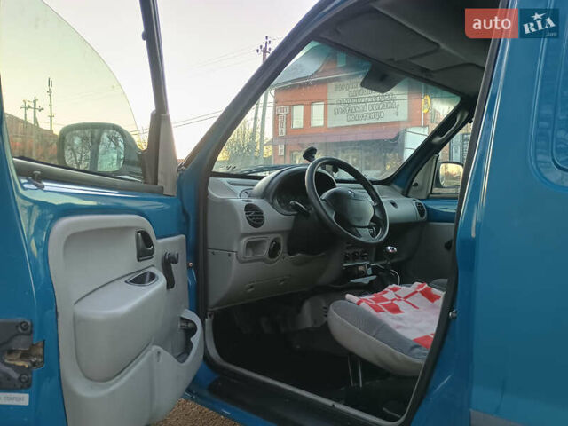 Синий Рено Кенгу, объемом двигателя 1.15 л и пробегом 200 тыс. км за 3000 $, фото 13 на Automoto.ua