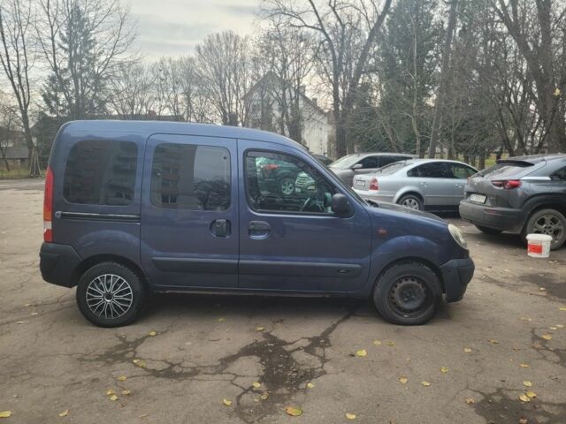 Синий Рено Кенгу, объемом двигателя 1.5 л и пробегом 325 тыс. км за 3200 $, фото 2 на Automoto.ua