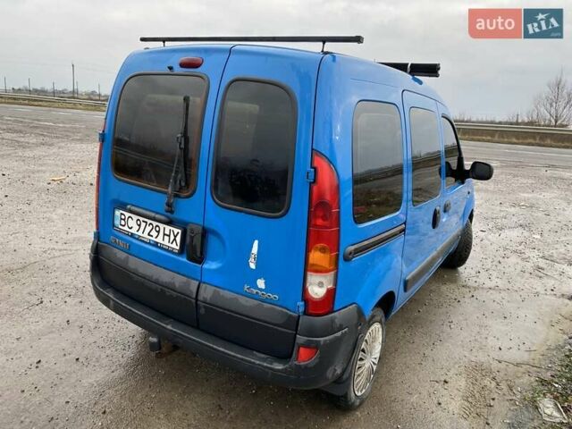 Синий Рено Кенгу, объемом двигателя 1.5 л и пробегом 400 тыс. км за 2450 $, фото 5 на Automoto.ua