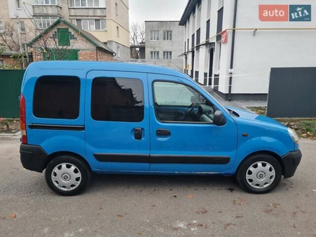 Синий Рено Кенгу, объемом двигателя 1.46 л и пробегом 260 тыс. км за 3600 $, фото 6 на Automoto.ua