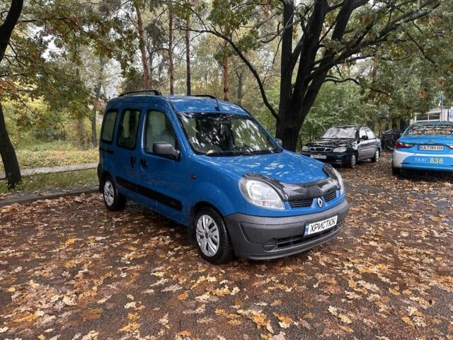 Синий Рено Кенгу, объемом двигателя 1.6 л и пробегом 200 тыс. км за 4900 $, фото 1 на Automoto.ua