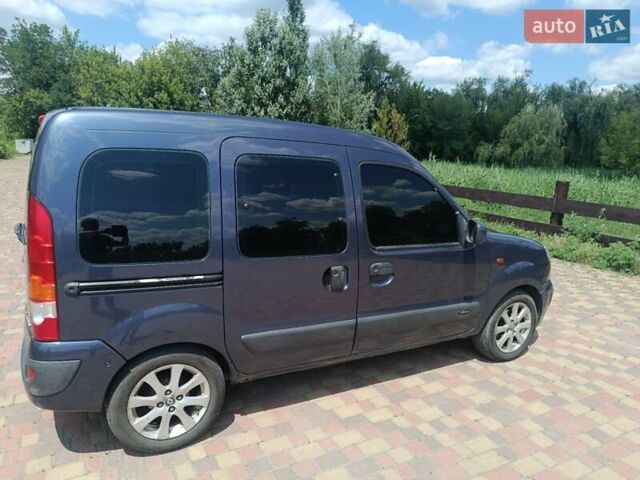 Синий Рено Кенгу, объемом двигателя 1.6 л и пробегом 217 тыс. км за 6000 $, фото 12 на Automoto.ua
