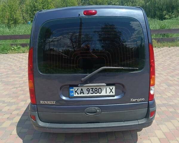 Синий Рено Кенгу, объемом двигателя 1.6 л и пробегом 217 тыс. км за 6000 $, фото 3 на Automoto.ua