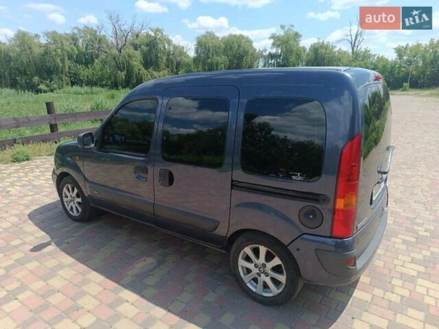 Синий Рено Кенгу, объемом двигателя 1.6 л и пробегом 217 тыс. км за 6000 $, фото 6 на Automoto.ua