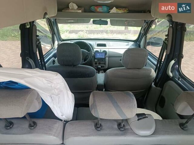 Синий Рено Кенгу, объемом двигателя 1.6 л и пробегом 217 тыс. км за 6000 $, фото 11 на Automoto.ua