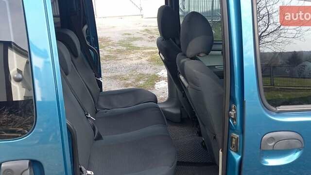 Синий Рено Кенгу, объемом двигателя 1.4 л и пробегом 156 тыс. км за 5600 $, фото 8 на Automoto.ua