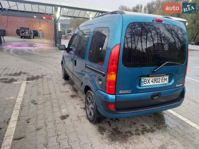 Синий Рено Кенгу, объемом двигателя 1.4 л и пробегом 156 тыс. км за 5600 $, фото 3 на Automoto.ua