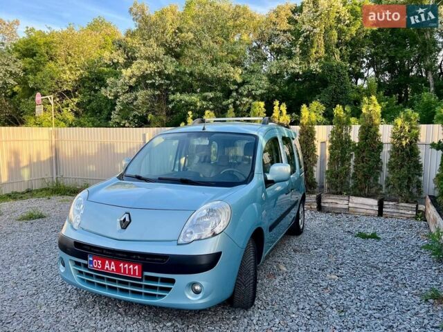 Синий Рено Кенгу, объемом двигателя 1.6 л и пробегом 210 тыс. км за 7600 $, фото 184 на Automoto.ua