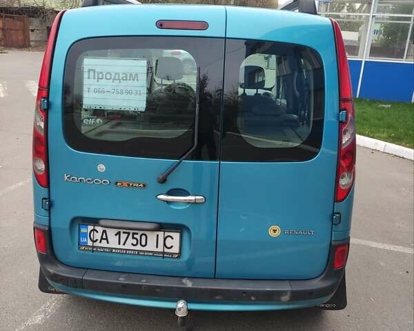 Синий Рено Кенгу, объемом двигателя 1.46 л и пробегом 230 тыс. км за 8100 $, фото 1 на Automoto.ua
