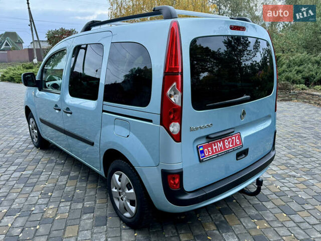 Синий Рено Кенгу, объемом двигателя 1.6 л и пробегом 205 тыс. км за 8550 $, фото 8 на Automoto.ua