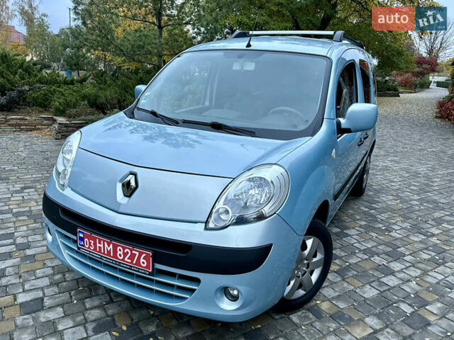 Синий Рено Кенгу, объемом двигателя 1.6 л и пробегом 205 тыс. км за 8550 $, фото 4 на Automoto.ua