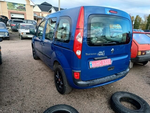 Синий Рено Кенгу, объемом двигателя 1.6 л и пробегом 220 тыс. км за 6800 $, фото 4 на Automoto.ua