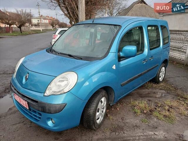 Синий Рено Кенгу, объемом двигателя 1.6 л и пробегом 220 тыс. км за 6850 $, фото 5 на Automoto.ua
