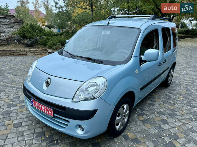 Синий Рено Кенгу, объемом двигателя 1.6 л и пробегом 205 тыс. км за 8550 $, фото 2 на Automoto.ua