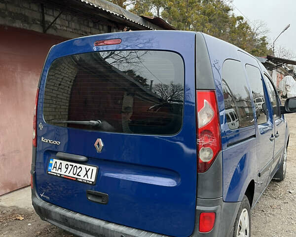 Синий Рено Кенгу, объемом двигателя 1.5 л и пробегом 352 тыс. км за 7100 $, фото 3 на Automoto.ua