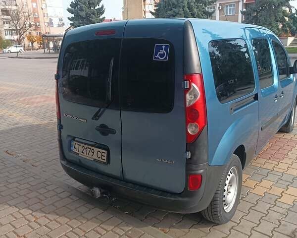 Синий Рено Кенгу, объемом двигателя 1.46 л и пробегом 158 тыс. км за 9400 $, фото 4 на Automoto.ua