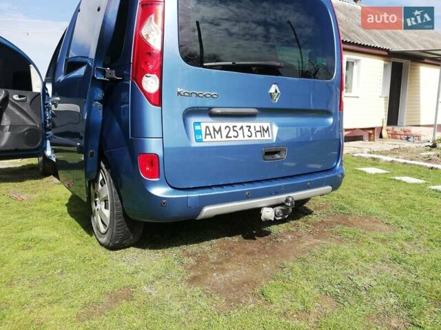 Синий Рено Кенгу, объемом двигателя 1.46 л и пробегом 220 тыс. км за 7200 $, фото 8 на Automoto.ua