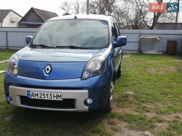 Синий Рено Кенгу, объемом двигателя 1.46 л и пробегом 220 тыс. км за 7200 $, фото 1 на Automoto.ua