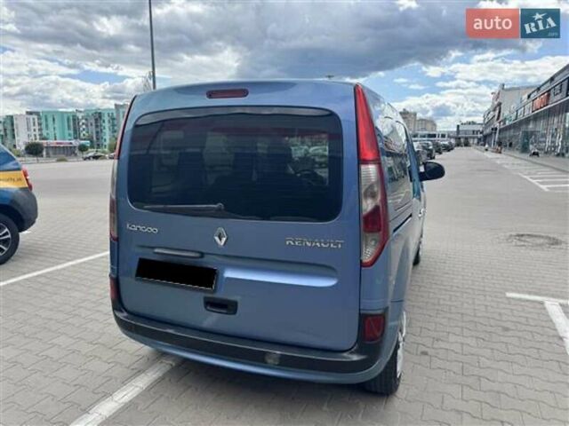 Синий Рено Кенгу, объемом двигателя 1.5 л и пробегом 331 тыс. км за 9400 $, фото 4 на Automoto.ua