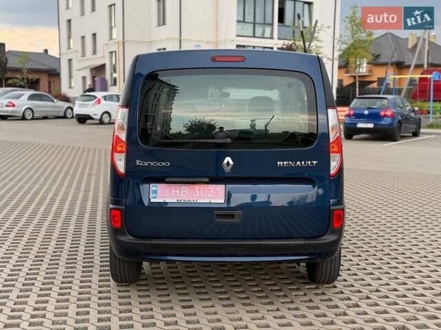 Синий Рено Кенгу, объемом двигателя 1.5 л и пробегом 128 тыс. км за 13999 $, фото 1 на Automoto.ua