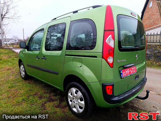 Зелений Рено Кєнгу, об'ємом двигуна 1.6 л та пробігом 224 тис. км за 6999 $, фото 4 на Automoto.ua