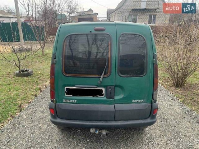 Зеленый Рено Кенгу, объемом двигателя 1.87 л и пробегом 210 тыс. км за 2900 $, фото 1 на Automoto.ua