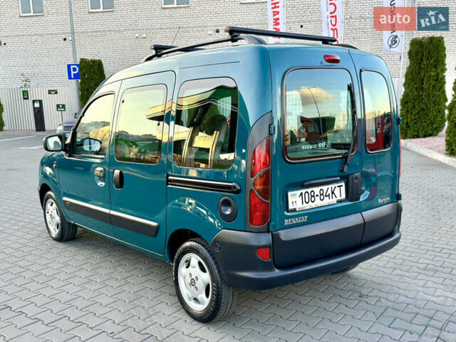 Зеленый Рено Кенгу, объемом двигателя 1.4 л и пробегом 209 тыс. км за 3600 $, фото 6 на Automoto.ua
