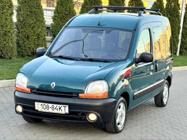 Зеленый Рено Кенгу, объемом двигателя 1.4 л и пробегом 209 тыс. км за 3600 $, фото 1 на Automoto.ua