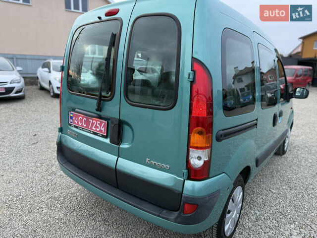 Зеленый Рено Кенгу, объемом двигателя 1.6 л и пробегом 166 тыс. км за 4999 $, фото 10 на Automoto.ua