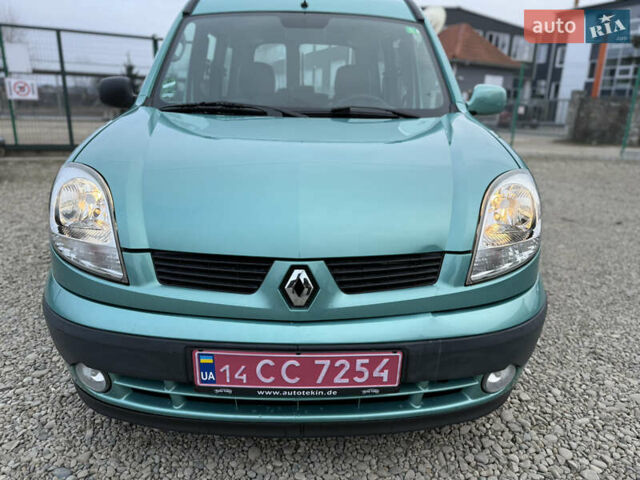 Зеленый Рено Кенгу, объемом двигателя 1.6 л и пробегом 166 тыс. км за 4999 $, фото 1 на Automoto.ua