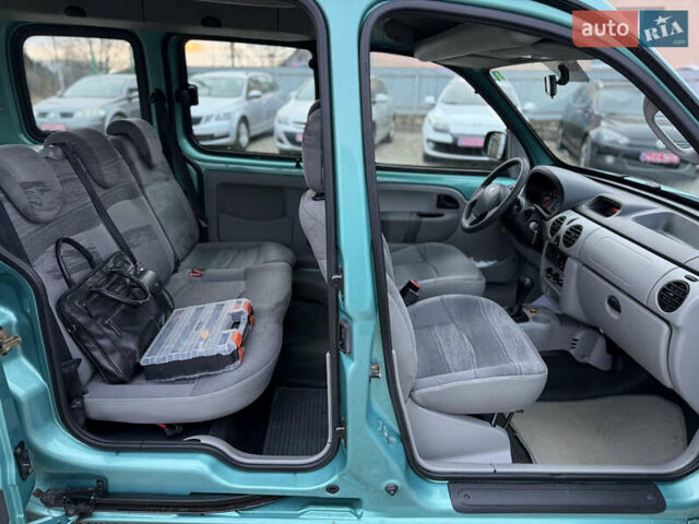 Зеленый Рено Кенгу, объемом двигателя 1.6 л и пробегом 166 тыс. км за 4999 $, фото 21 на Automoto.ua