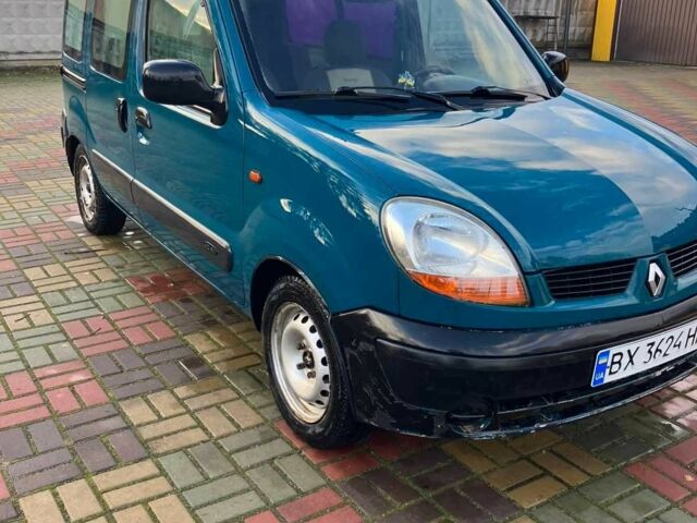 Зеленый Рено Кенгу, объемом двигателя 1.5 л и пробегом 270 тыс. км за 2800 $, фото 1 на Automoto.ua