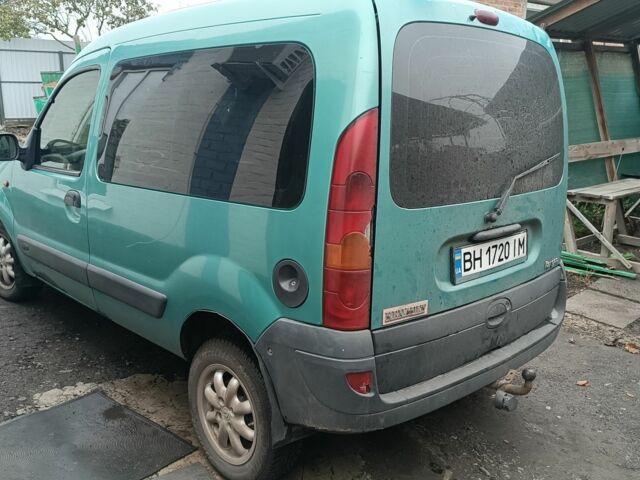 Зеленый Рено Кенгу, объемом двигателя 1.5 л и пробегом 345 тыс. км за 2000 $, фото 3 на Automoto.ua