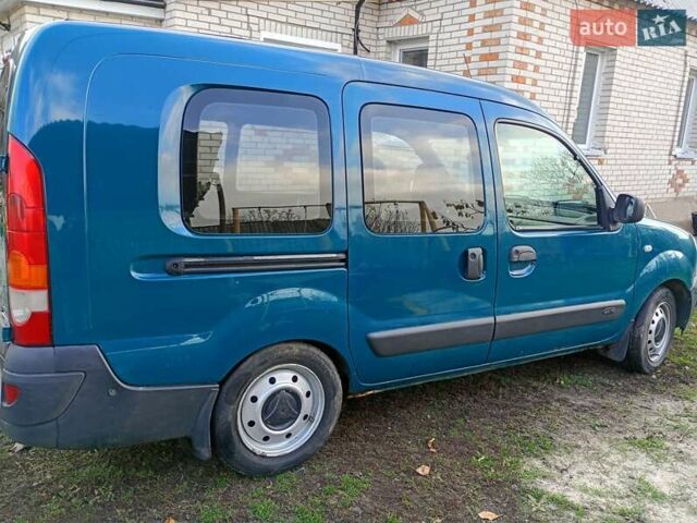 Зеленый Рено Кенгу, объемом двигателя 1.46 л и пробегом 244 тыс. км за 5300 $, фото 4 на Automoto.ua