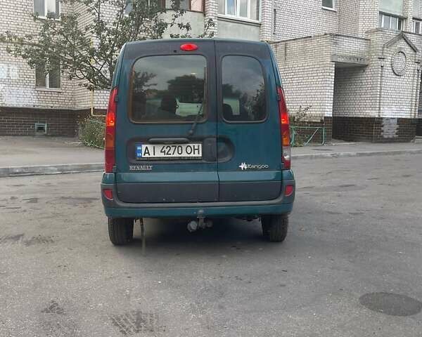 Зеленый Рено Кенгу, объемом двигателя 1.39 л и пробегом 267 тыс. км за 3100 $, фото 1 на Automoto.ua
