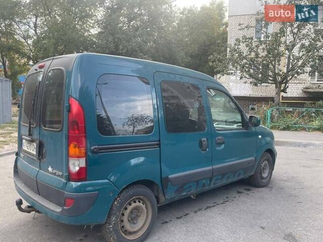 Зеленый Рено Кенгу, объемом двигателя 1.39 л и пробегом 267 тыс. км за 3100 $, фото 4 на Automoto.ua