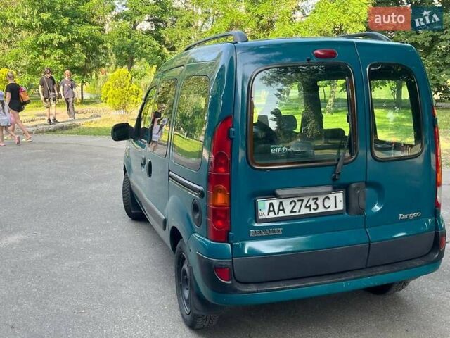 Зеленый Рено Кенгу, объемом двигателя 1.4 л и пробегом 398 тыс. км за 2500 $, фото 5 на Automoto.ua