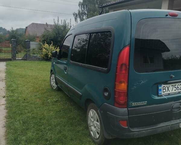 Зеленый Рено Кенгу, объемом двигателя 1.4 л и пробегом 274 тыс. км за 3750 $, фото 6 на Automoto.ua
