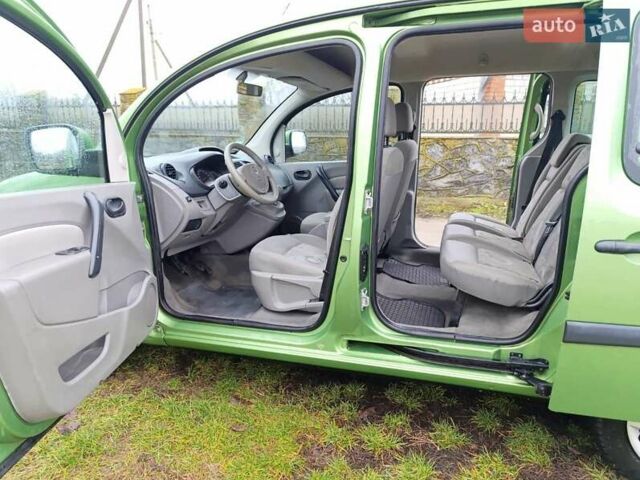 Зелений Рено Кєнгу, об'ємом двигуна 1.6 л та пробігом 223 тис. км за 6999 $, фото 10 на Automoto.ua